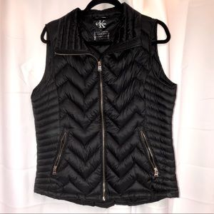 NEW Calvin Klein Black Puff Vest
